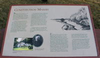 Click to enlarge photo of Constitution Marsh sign
